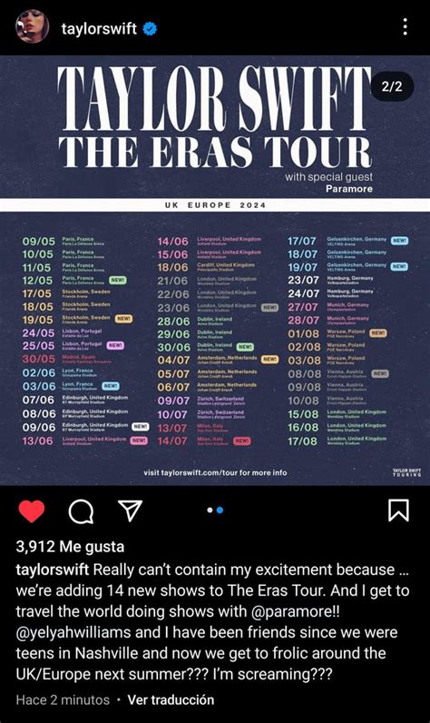 Eras tour europe tickets. Aug 1, 2023 · The Eras Tour — which will run from March 2023 to August 2024 — is projected to be the first-ever concert to rake in more than $1 billion from tickets, merchandise, and sponsorships, according ... 