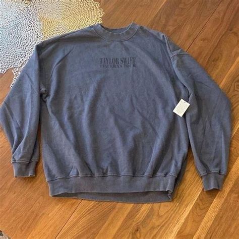Official Taylor Swift ERAS Tour Navy Crewneck. Find More Like This. Other Sweaters you may like. Moon & Madison sweater Sunday Funday. $10 $60. …