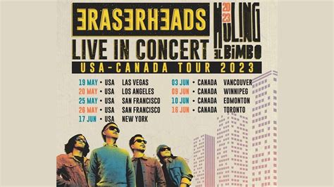 Eraserheads starts world tour in Las Vegas in May PUSH.COM.PH