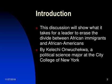 Erasing the intellectual divide between African American and …