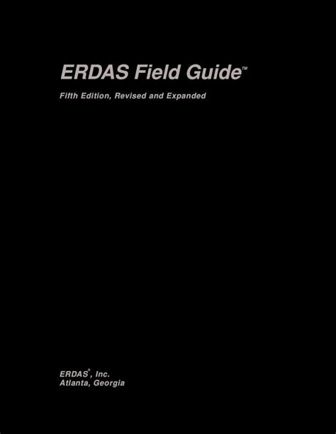 Erdas field guide rs gis laboratory usu. - Jurassic park institute dinosaur field guide.