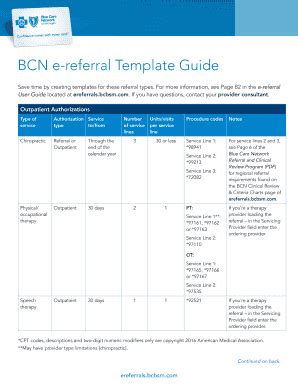 Ereferrals bcbsm. Online provider search — bcbsm.com has an online provider search that allows you to look for affiliated providers by first selecting the member's Blue Cross or BCN product and then viewing the network choices by type of care and location. More detailed searches are possible by clicking on More Search Options. Once you have located the ... 