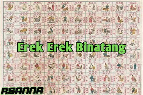 Erek erek 2d 3d 4d abjad lengkap. Arti binatang dalam shio togel.