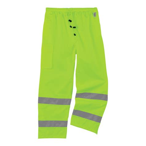 Ergodyne GloWear® 8915 High Visibility Pants, ANSI Class E, Lime ...