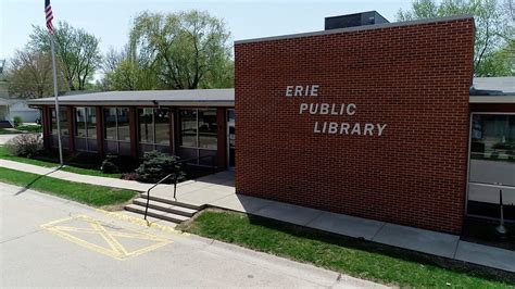 Erie public library. Discover a dynamic assembly of special or historical items relating to Monroe County, Michigan, presented online for public enjoyment. Digital Collections grant the viewer access to print, pictorial, and audio records which are considered rare or delicate. ... The Erie Branch Library will be closed on March 19, 2024 for carpet cleaning. ... 