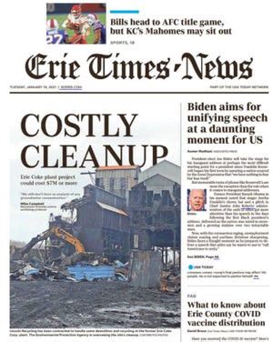 Erie times news e edition. Parade's publisher will cease the print version of the weekly magazine after Nov. 13 and offer e-newspaper issues to publication partners, which include the Erie Times-News. The Arena Group ... 