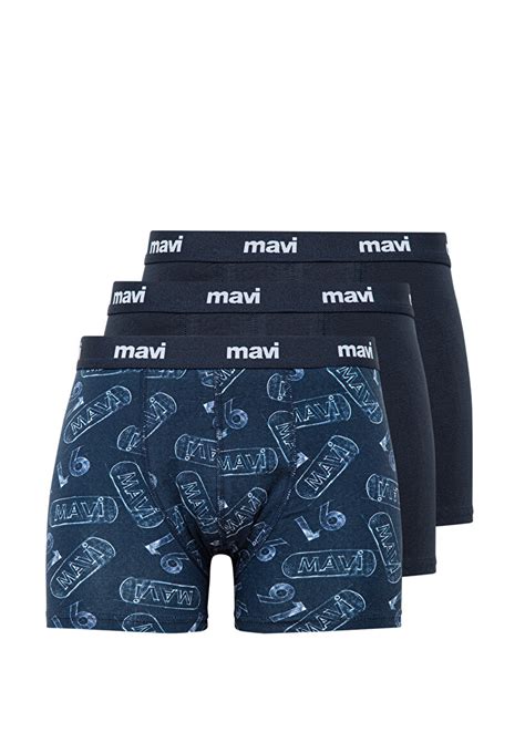 Erkek Boxer Modelleri Mavi.