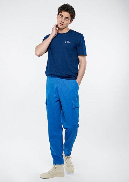 Erkek Kargo Pantolon Modelleri Mavi. 
