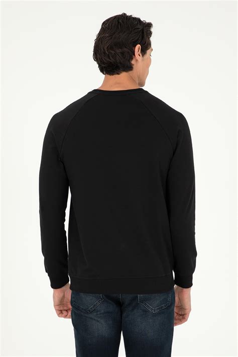 Erkek Siyah Basic Sweatshirt 50289030026  Assn.. 