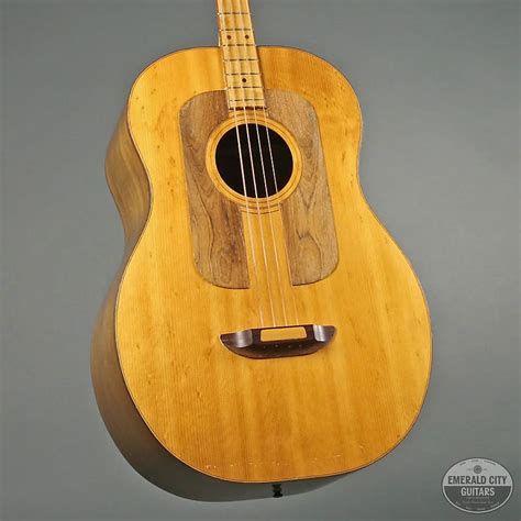 Ernie Ball Earthwood Acoustic Bass 1972 Natural Reverb