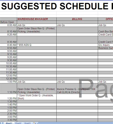 Erp Training Plan Example