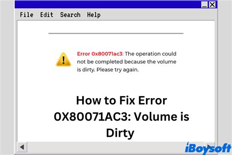 Error 0x80071ac3 What It Means and How to Fix It