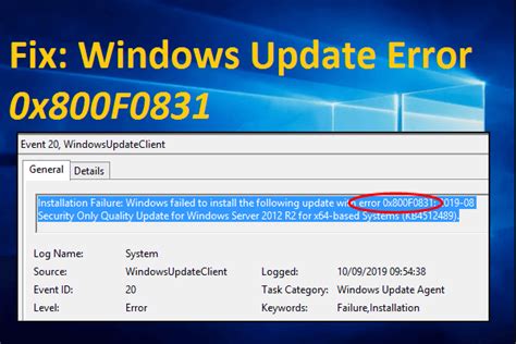 Error 0x800f0831 windows server 2016.  Here are some things I have attempt...