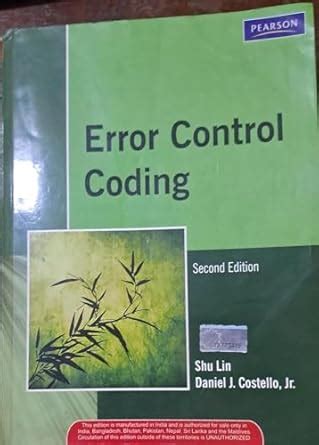 Error Control Coding Shu Lin Solution Manual Download
