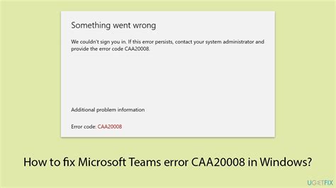 Error caa20008.  If you're looking for technical support, visit Microsoft A...