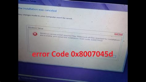 Error code 0x8007045d windows 10 install. .  <a href=https://cupper.hh.coffee/a...