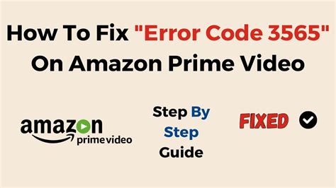 Error code 3565 amazon. Posts in the community may contain links to unsupported third-party websites not operated by Amazon. We are not responsible for the content or availability of non-Amazon sites. If you do not recognize or trust the website in … 