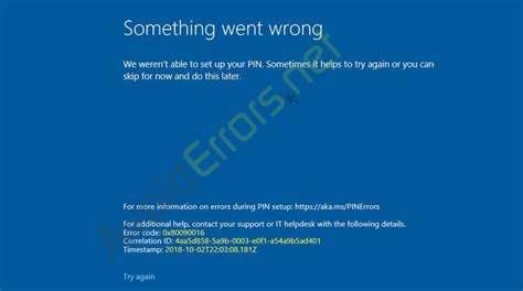 Error code 80090016 windows 11.  Encountering error code 0x80090016 on Wind...
