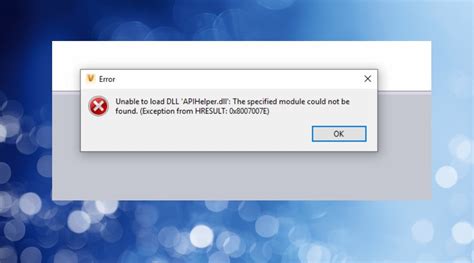 Error could not load dll.  Under Windows, a . 0.  Nov 22, 2025 · In this blog, ...