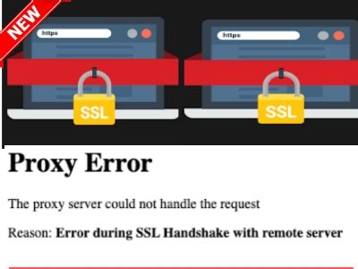 Error during ssl handshake with remote server apache.  Problem. This erro...
