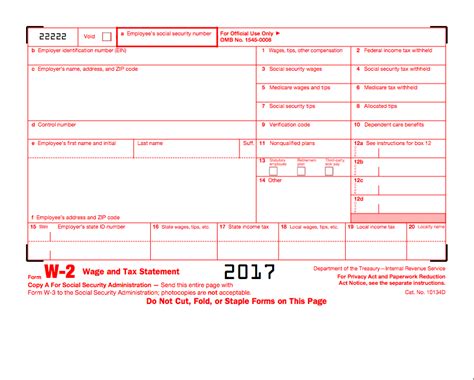 Error in 2017 W2 Form IT Services