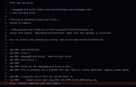 Error occurred when npm run build after version upgrade NewOldMax