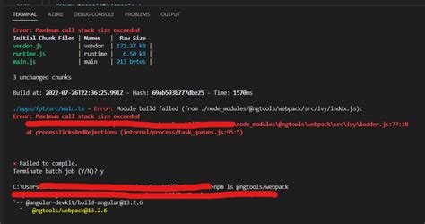Error occurs in the template of component