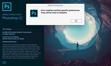 Error reading machine specific preferences - community.adobe.com