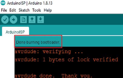 Error while burning bootloader.  My first try was with the IDE using the Burn Bootloader Does...
