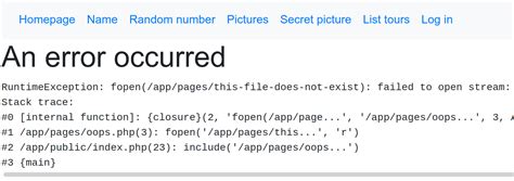 Error_exception.php. Things To Know About Error_exception.php. 