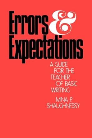 Errors and expectations a guide for the teacher of basic writing. - The cob builders handbook you can hand sculpt your own home.
