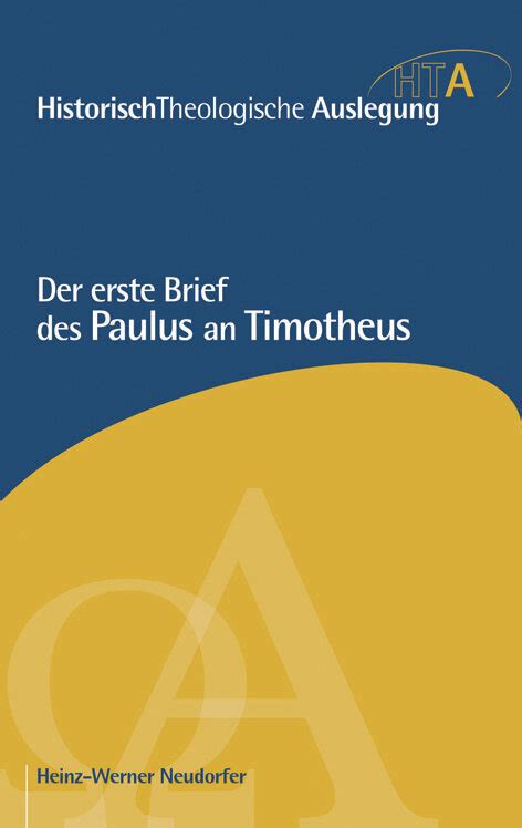 Erste brief des paulus an timotheus. - Inside chiropractic a patients guide consumer health library.
