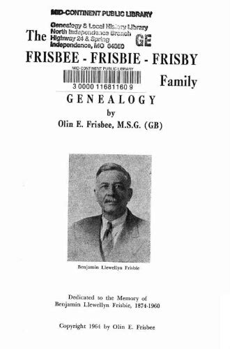 Ervin Frisby Family History - Ancestry