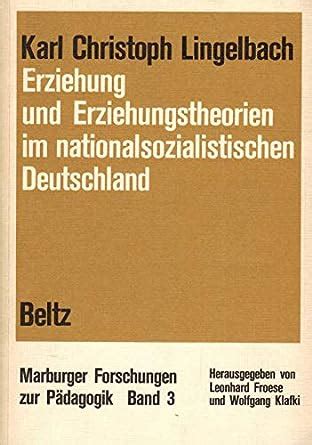 Erziehung und erziehungstheorien im nationalsozialistischen deutschland. - Warrens movie poster price guide fourth edition.
