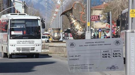 Erzincan toplu taşıma saatleri