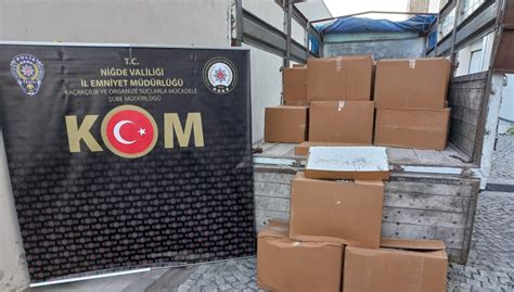 Erzurum'da 350 bin makaron ele geçirildi - Son Dakika Haberleri