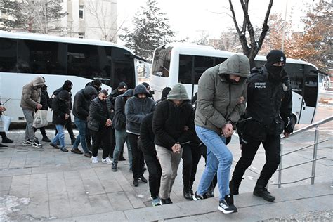 Erzurum merkezli ’Sibergöz-20’ operasyonunda 65 tutuklama