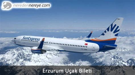 Erzurum uçak bileti