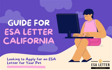 Esa letter california. To get an ESA letter in California, you will have to talk with a qualified mental health professional who is licensed in your state. ESA Pet can connect you with someone for a telehealth appointment online or over the phone. The mental health expert will determine if the symptoms of your mental or emotional condition can be alleviated with an ... 