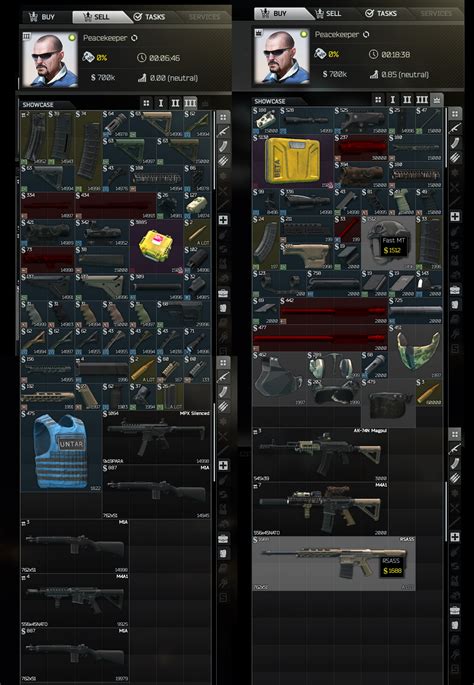 Escape from tarkov peacekeeper level 3. .  ...