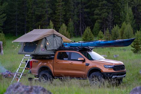 Escape the Great Outdoors in Style with a Ford Ranger Truck Tent