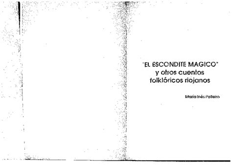 Escondite mágico y otros cuentos folklóricos riojanos. - Digital signal processing 3rd edition student manual.