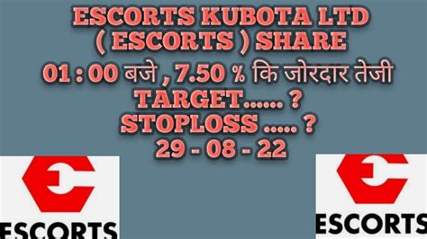 Escorts limited share price. Stock analysis for Escorts Kubota Ltd (ESC:IN) including stock price, stock chart, company news, key statistics, fundamentals and company profile. 