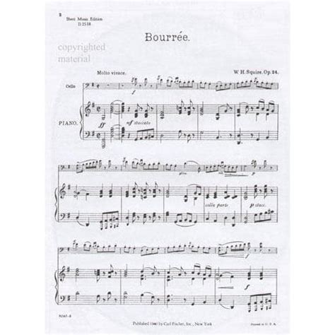 Escudero william henry bouree op 24 para violonchelo y piano. - Manuale di servizio husqvarna rider 213.