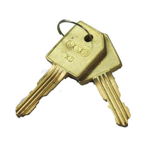 Keys (2) GR600 for Greenwald Commercial Washer Door/Servi