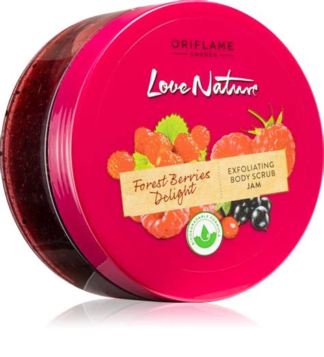 Esfoliante Corporal Jam Forest Berries Delight Love Nature - Oriflame