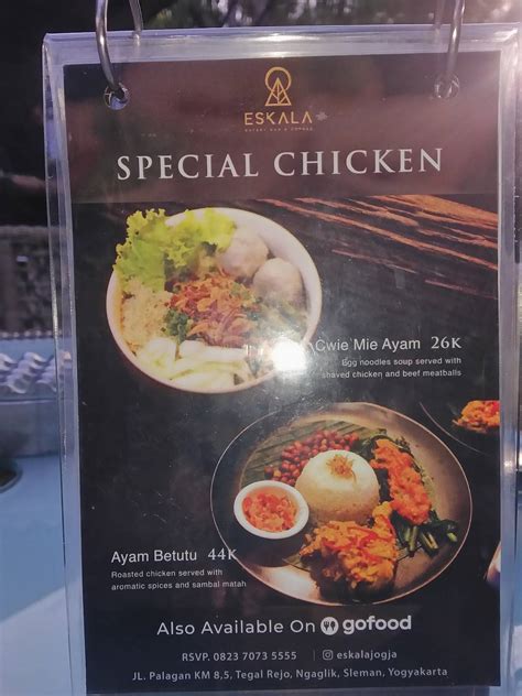Eskala Menu