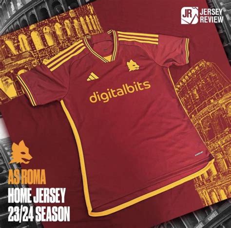 Eski Roma Home futbol formaları . 