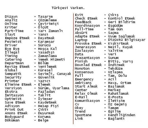 Eski türkçe adlar