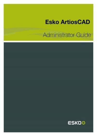 Esko artioscad administrator guide esko help center. - Gardner s guide to drawing for animation gardner s guide series.